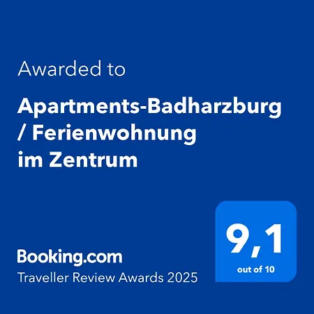 Appartement Apartments-badharzburg / Im Zentrum